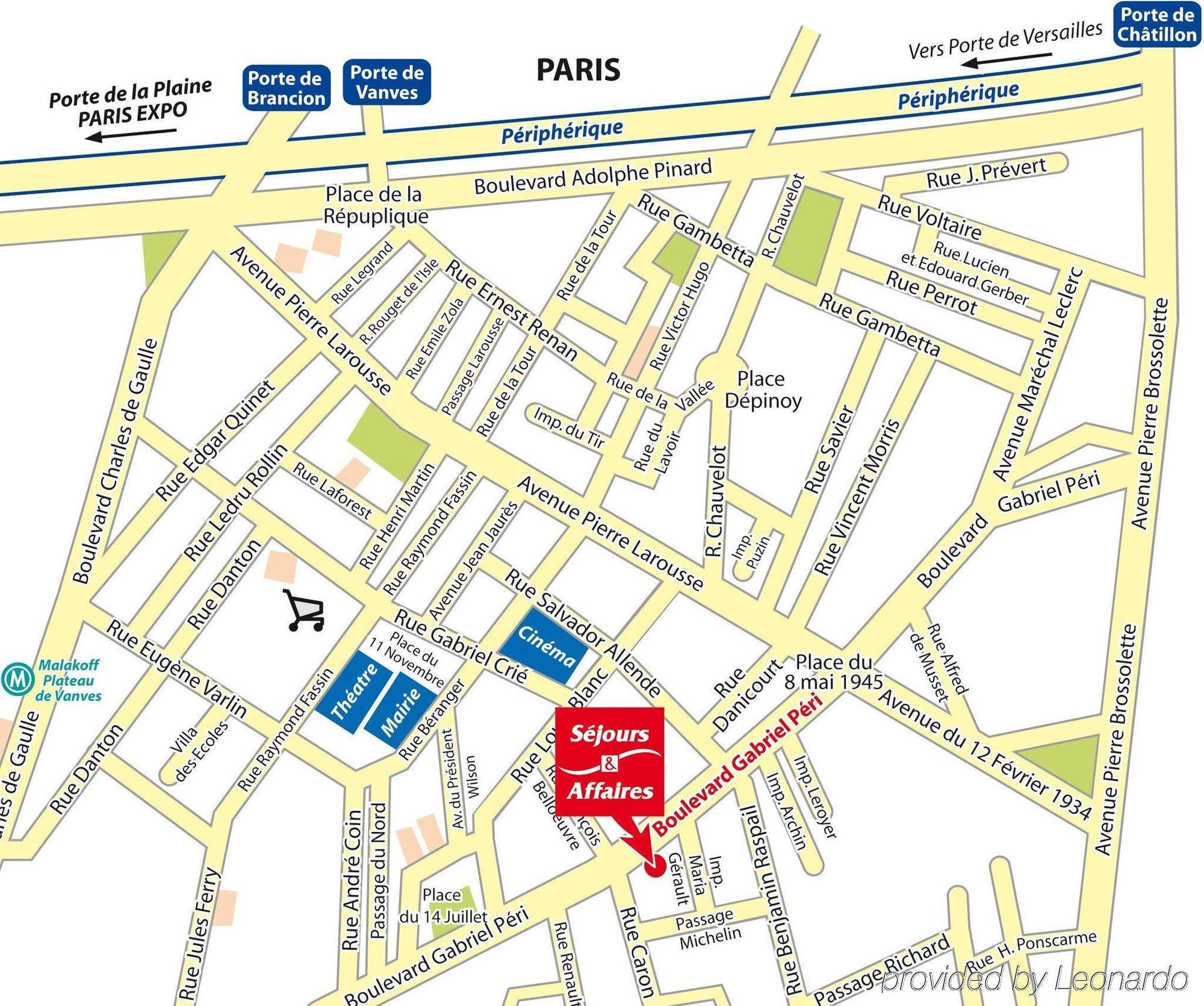 Aparthotel Sejours & Affaires Paris-Malakoff Exterior foto